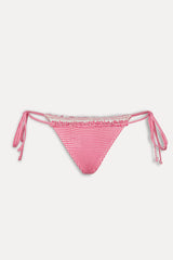 Divine Skimpy String Bikini Bottom - Ladybug Gingham