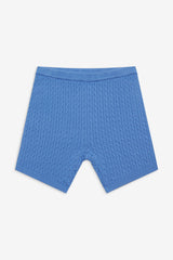 Ariel Knit Shorts - Blue Moon