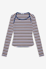 Blair Striped Long Sleeve Shirt - Love Stripe