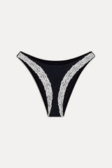 x Khy Dove Lace Bikini Bottom - Midnight Lace