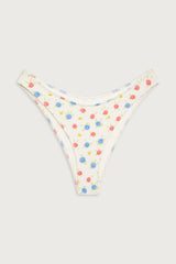 Dove Floral Classic Bikini Bottom - Water Blossom