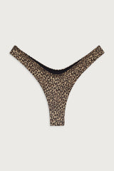 Full Moon Micro Bikini Bottom - Baby Leopard