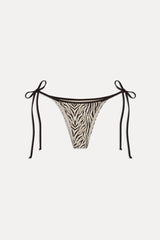 Mackenzie Skimpy String Bikini Bottom - Zebra