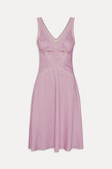 Memory Lane Satin Midi Dress - Love Drop
