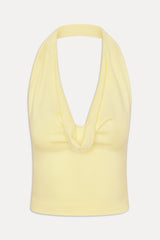 x JENNIE Briar Knit Halter Top - Morning Light
