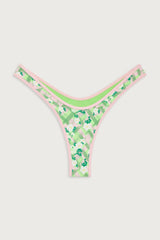 Full Moon Plaid Micro Bikini Bottom - Baby Daisy