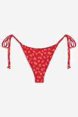 Mackenzie Floral String Bikini Bottom - Summer Flower
