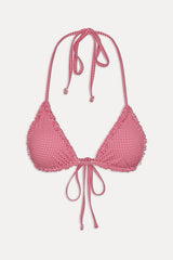 Nick Skimpy Triangle Bikini Top - Ladybug Gingham