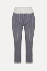Nikki Gingham Capri Pants - Midnight Wishes