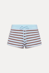 Noah Striped Mini Shorts - Verona Stripe