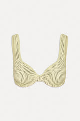 Romeo Underwire Bikini Top - Lemon Dot