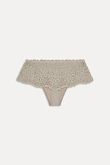 Shelly Crochet Shine Swim Skirt - Birthday Suit