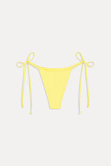 Tia Skimpy String Bikini Bottom - Yellow Iris